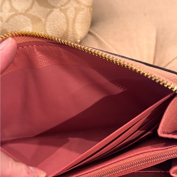 EUC Coach Tan and Pink Signature Bag and Wallet Bundle - Picture 5 of 7